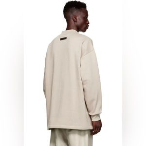 Fear of God Essentials Smoke Relaxed Crew Neck Sweatshirt Unisex Size Large